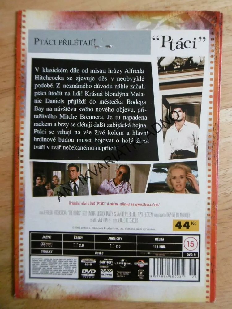 PTÁCI, DVD FILM