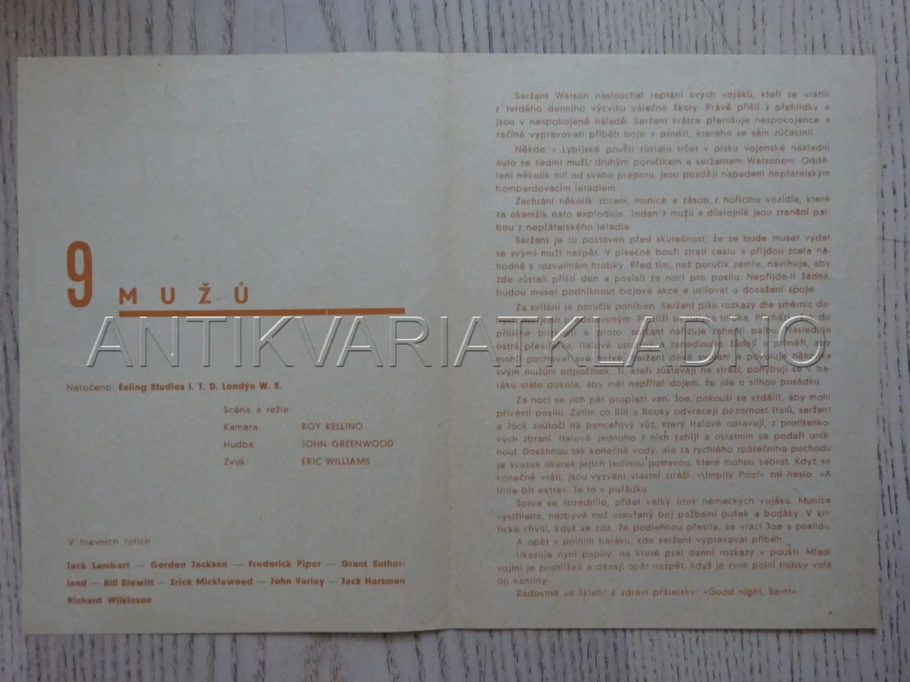 STŘÍBRNÁ FLOTILA, R. RICHARDSON, BIO PROGRAM Č. 22