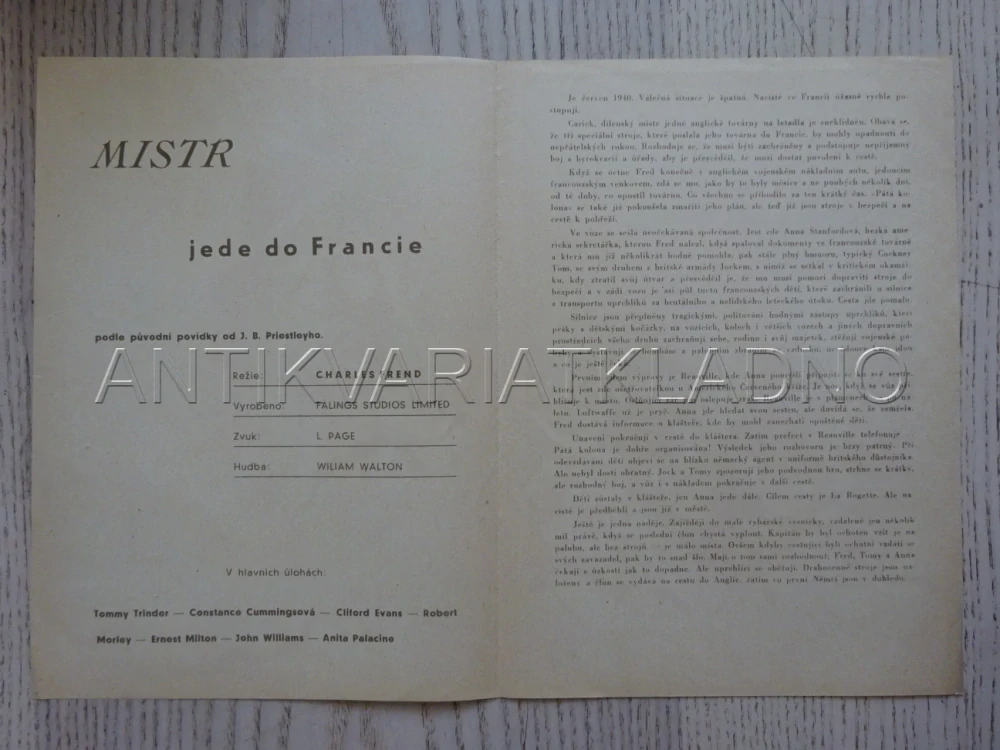 MISTR JEDE DO FRANCIE, BIO PROGRAM