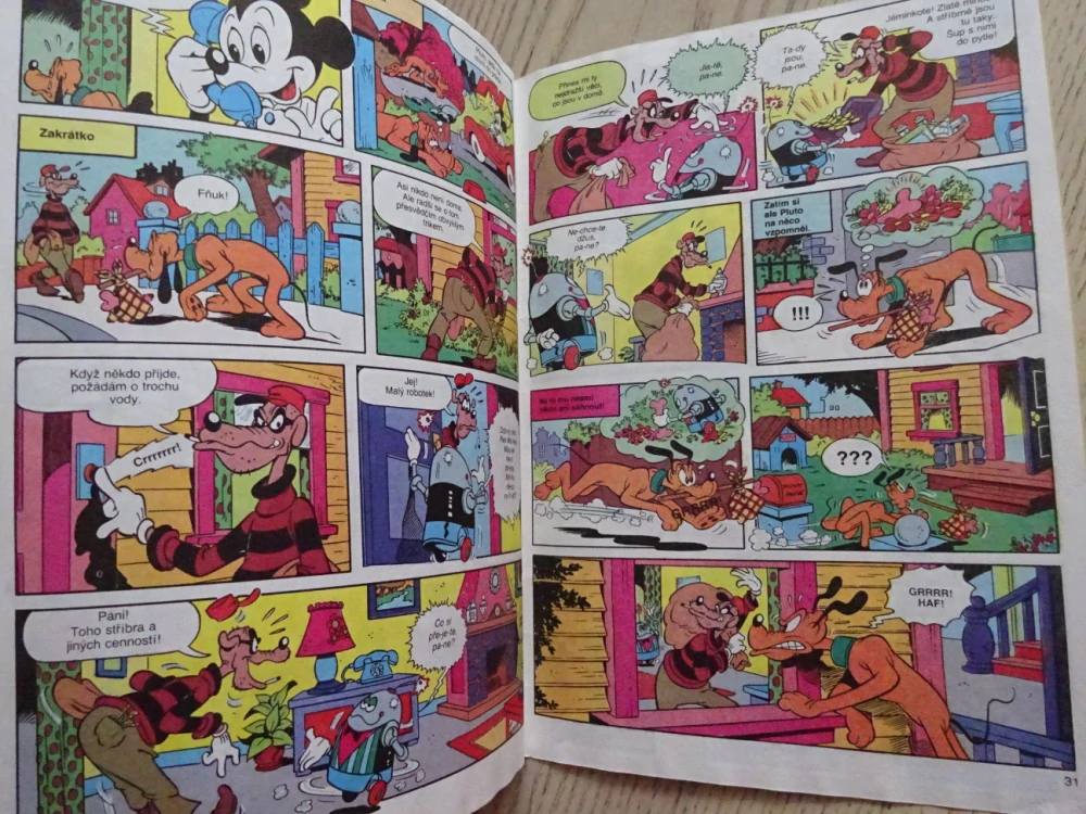 MICKEY MOUSE, KOMIKS, DISNEY, 3/1992