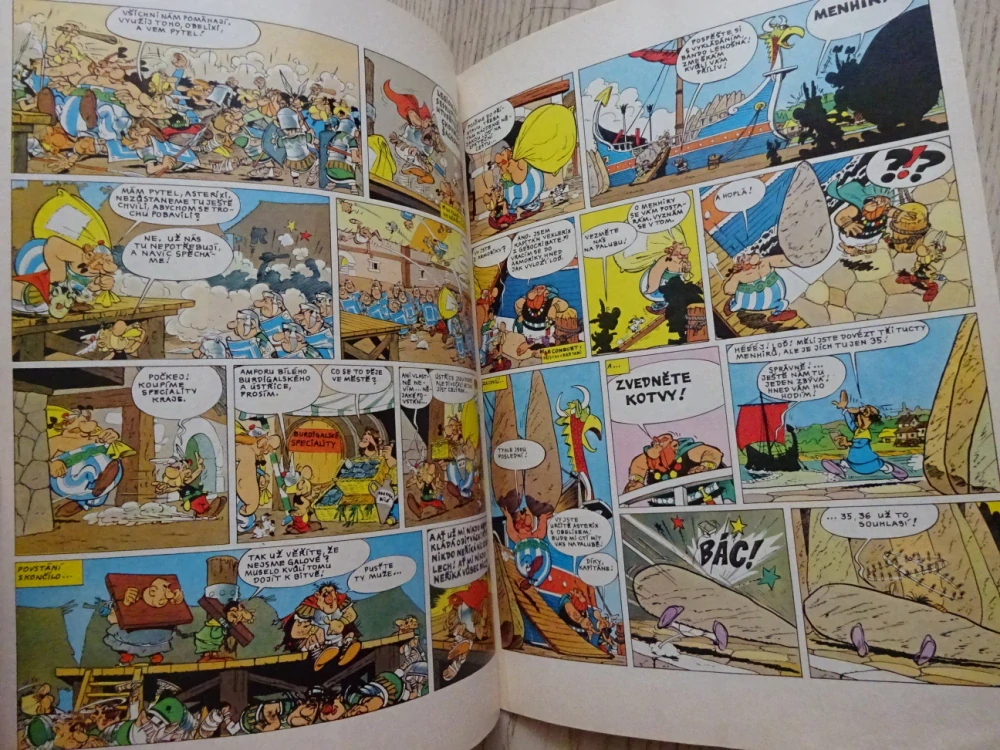ASTERIX A CESTA KOLEM GALIE, KOMIKS, UDERZO, **an