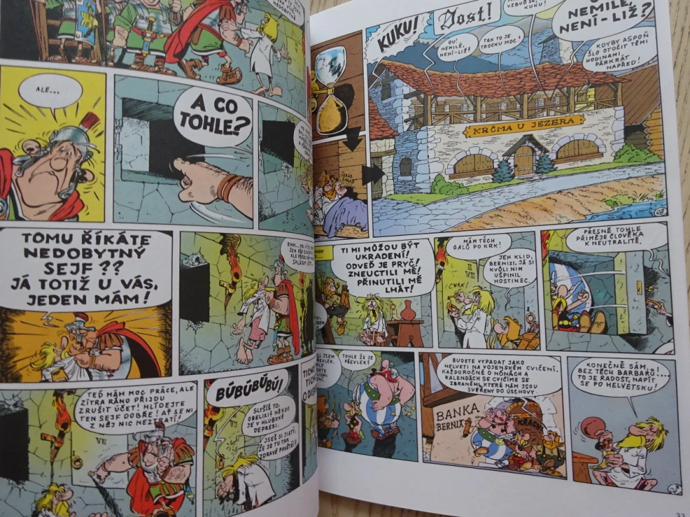 ASTERIX V HELVETII, KOMIKS, UDERZO, **an