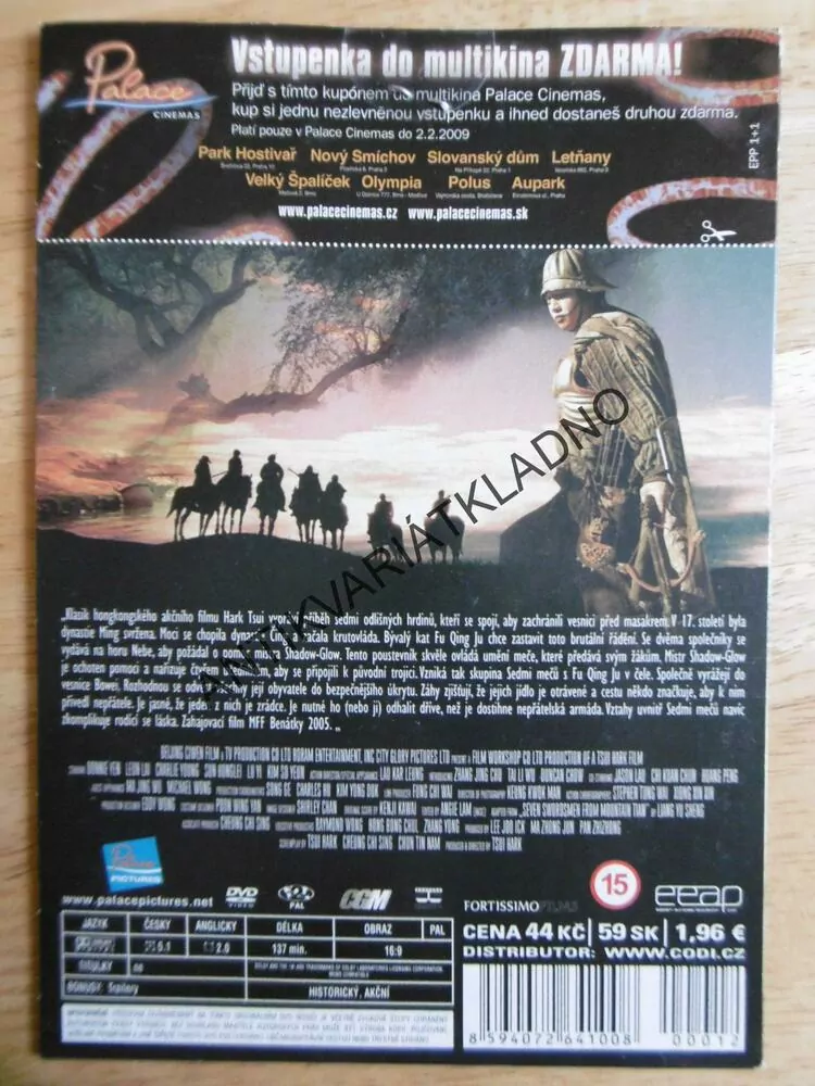 SEDM MEČŮ, DVD FILM 