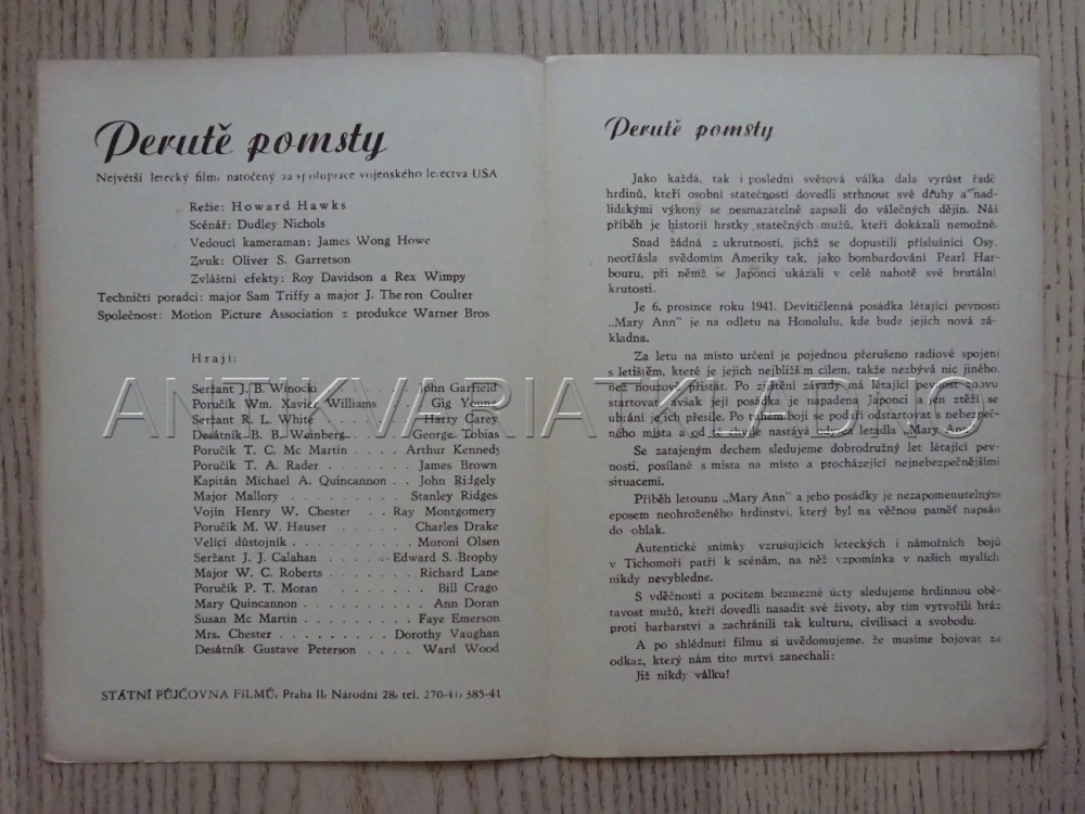 PERUTĚ POMSTY, J. GARFIELD, BIO PROGRAM Č. 620