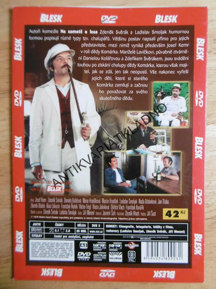 NA SAMOTĚ U LESA, DVD FILM