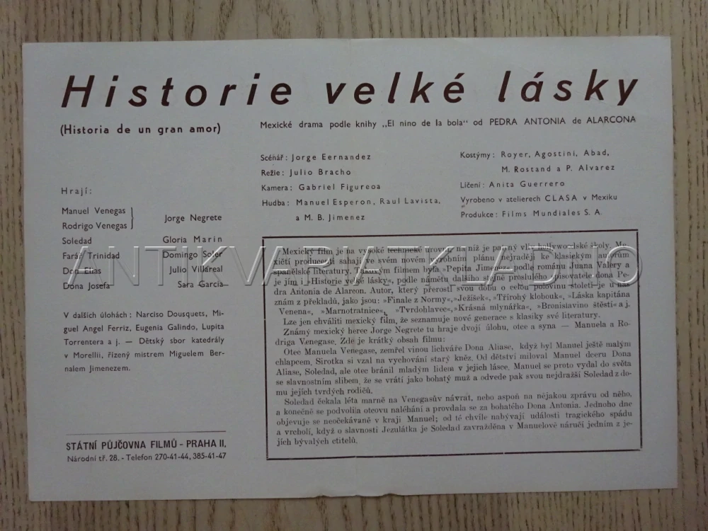 HISTORIE VELKÉ LÁSKY, BIO PROGRAM Č. 686