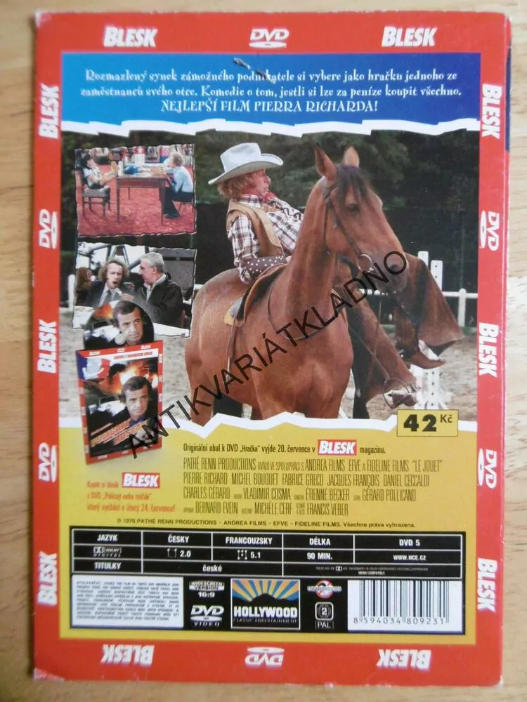 HRAČKA, PIERRE RICHARD, DVD FILM
