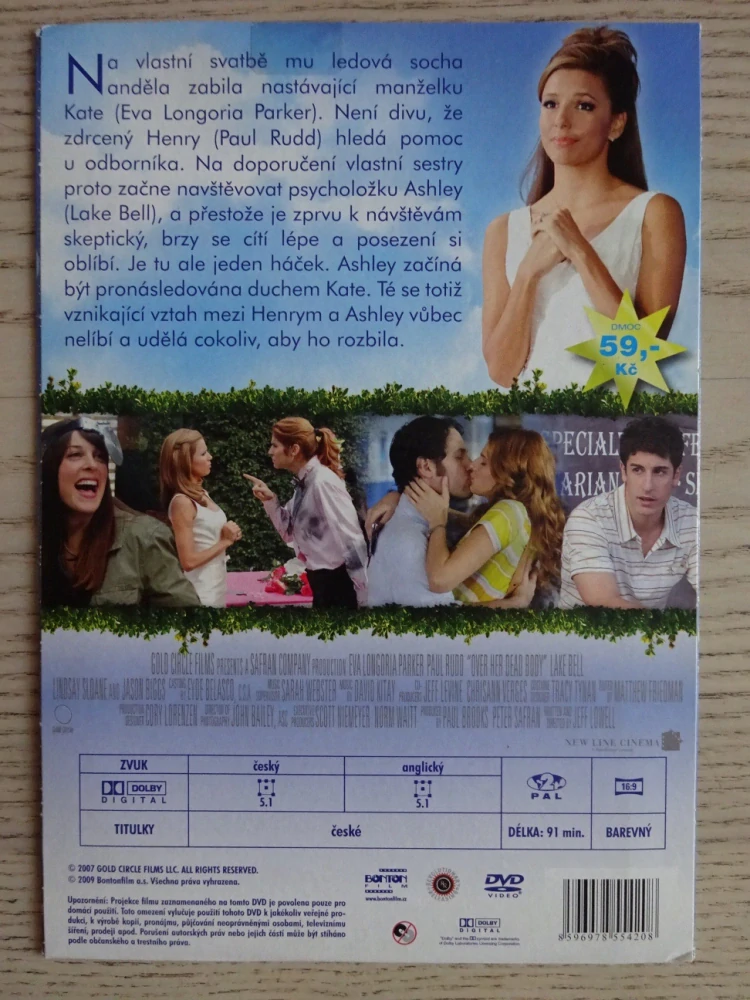 JEN PŘES JEJÍ MRTVOLU, DVD FILM