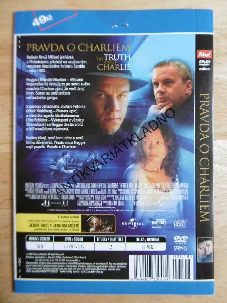 PRAVDA O CHARLIEM, DVD FILM