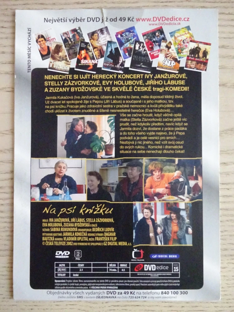 NA PSÍ KNÍŽKU, DVD FILM ČR