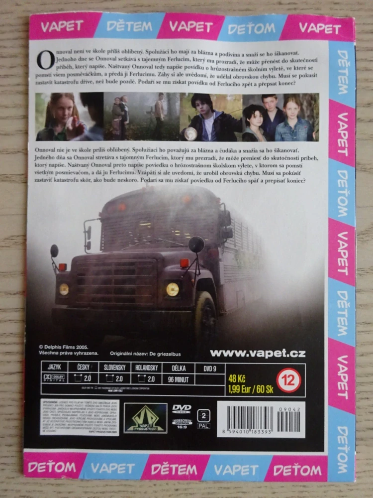 STRAŠIDELNÝ AUTOBUS, DVD FILM