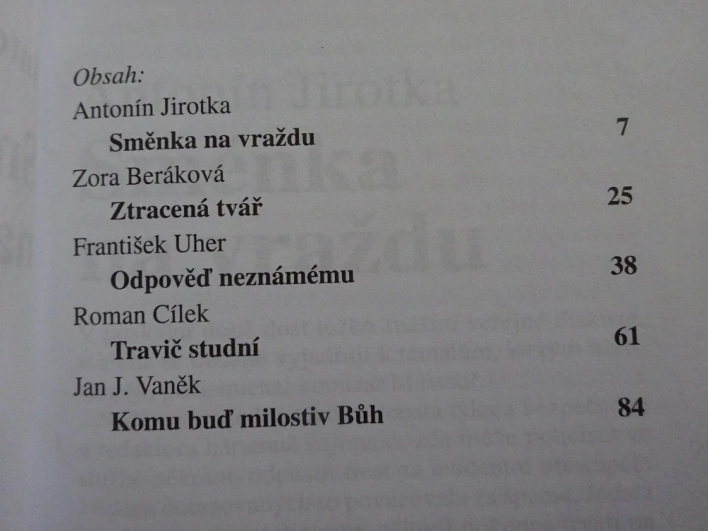 STALO SE!, 5X KRIMI, SMĚNKA NA VRAŽDU, **an