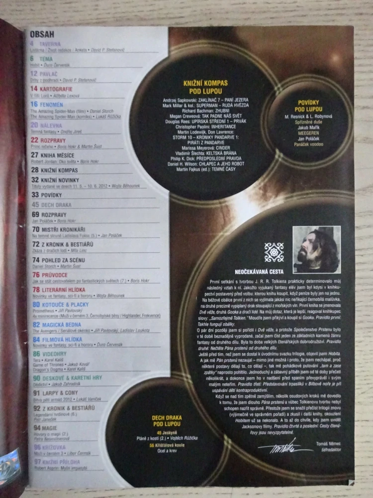 PEVNOST, MĚSÍČNÍK O FANTASY, MYSTICE A HISTORII, 7/2012