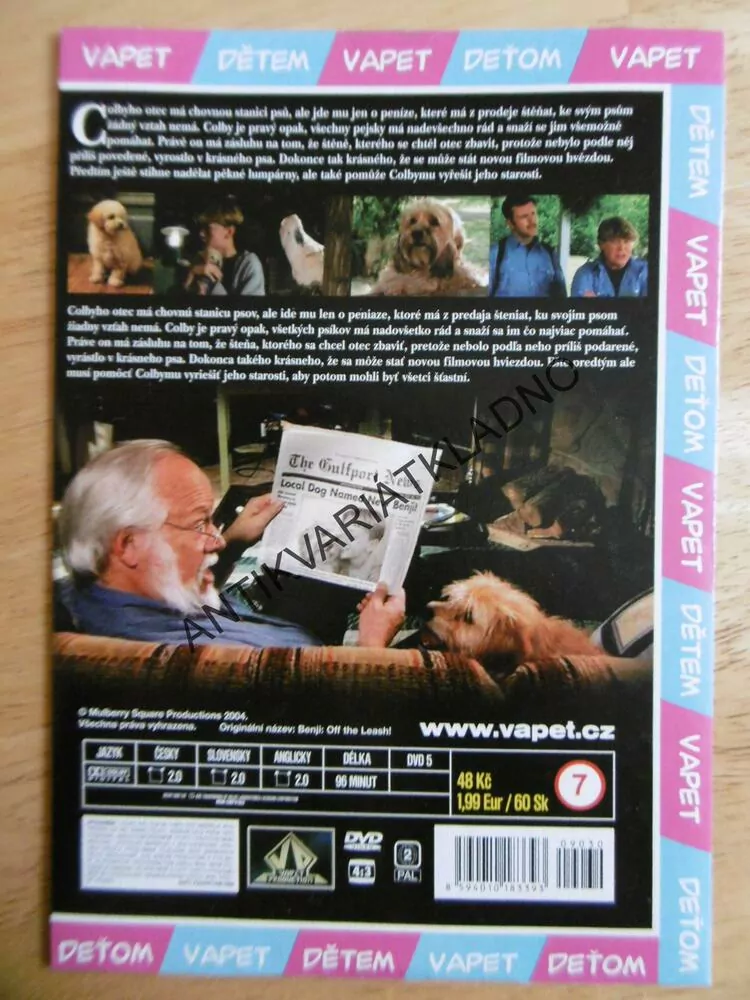 BENJI 3., DVD FILM