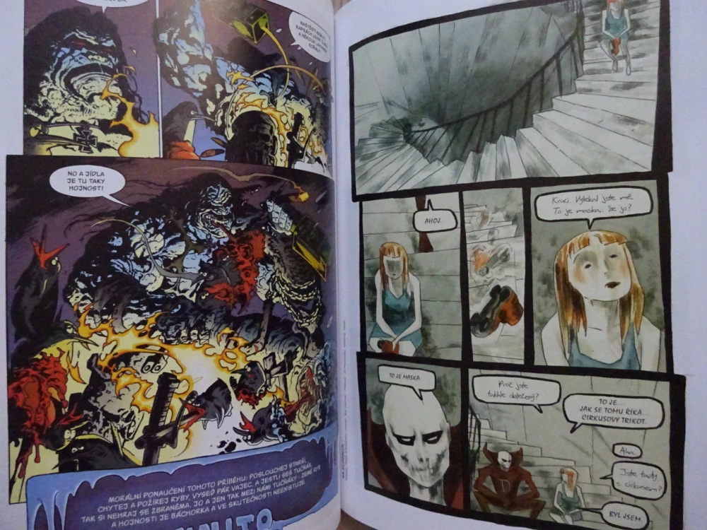 KOMIKS CREW 2, 18/2006, TROLLOVÉ V MLZE, LOBO: TUČŇÁCI, NA SCHODECH