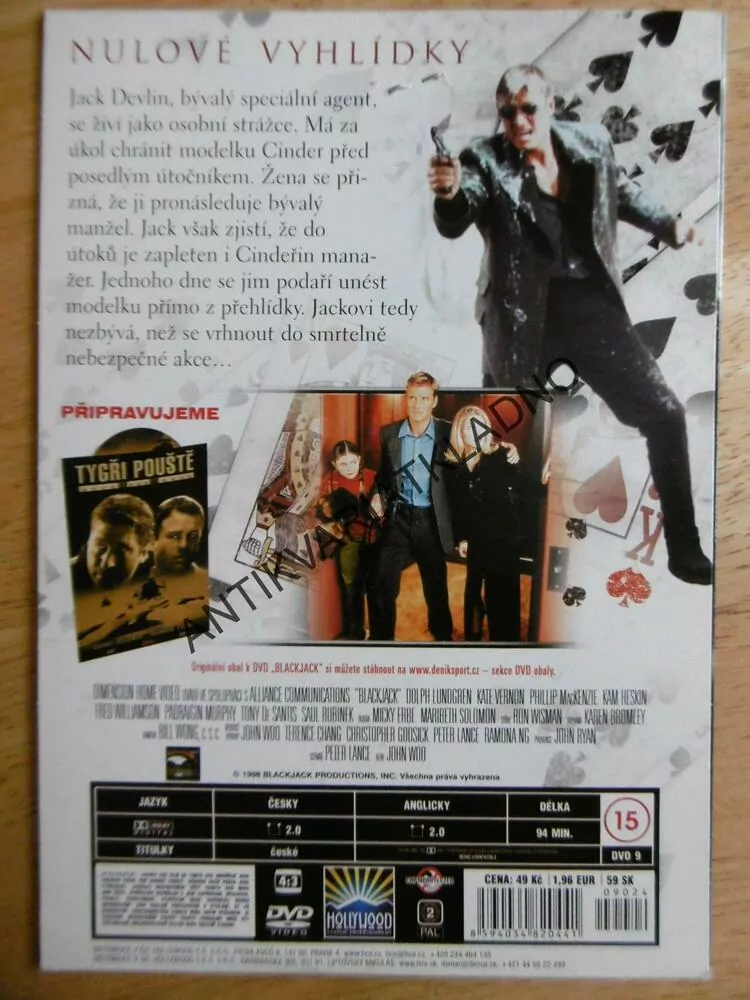 BLACK JACK, JOHN WOO, DVD FILM