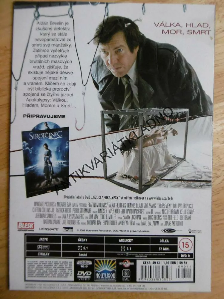 JEZDCI APOKALYPSY, DVD FILM