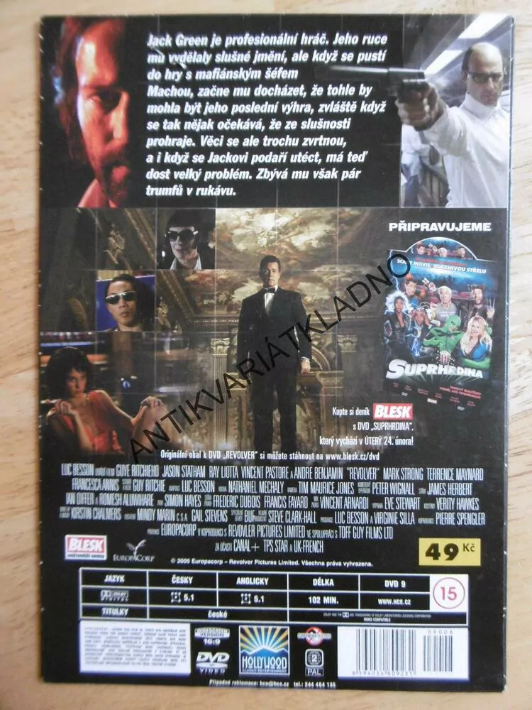REVOLVER, DVD FILM