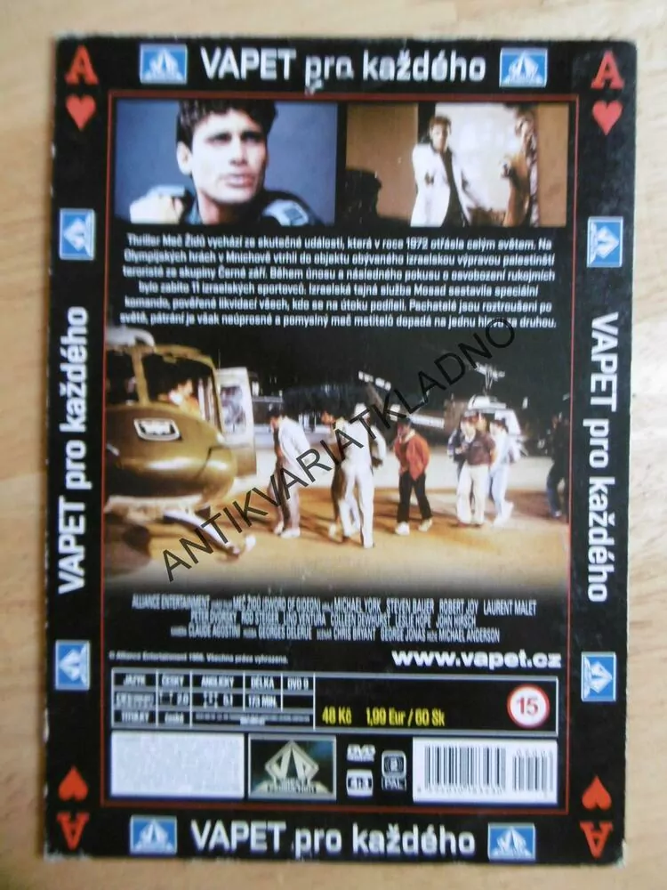 MEČ ŽIDŮ, DVD FILM