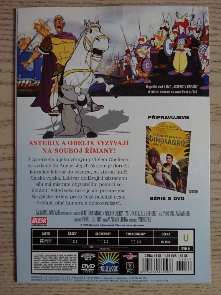 ASTERIX V BRITÁNII, DVD FILM POHÁDKA