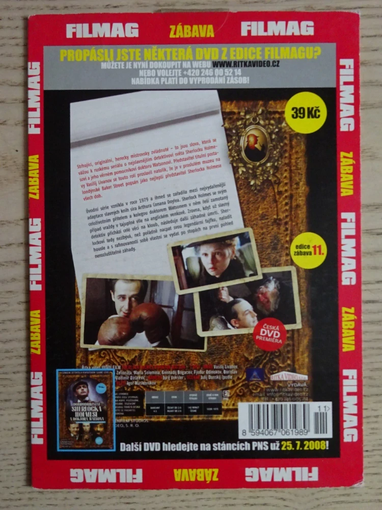 SHERLOCK HOLMES A DOKTOR WATSON, DVD FILM