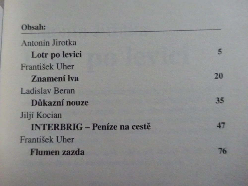 STALO SE!, 5X KRIMI, LOTR PO LEVICI, **an