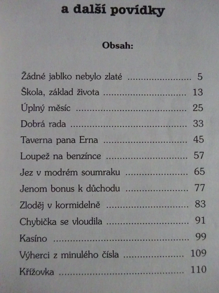 CHYBIČKA SE VLOUDILA A DALŠÍ POVÍDKY, 100% KRIMI, **an