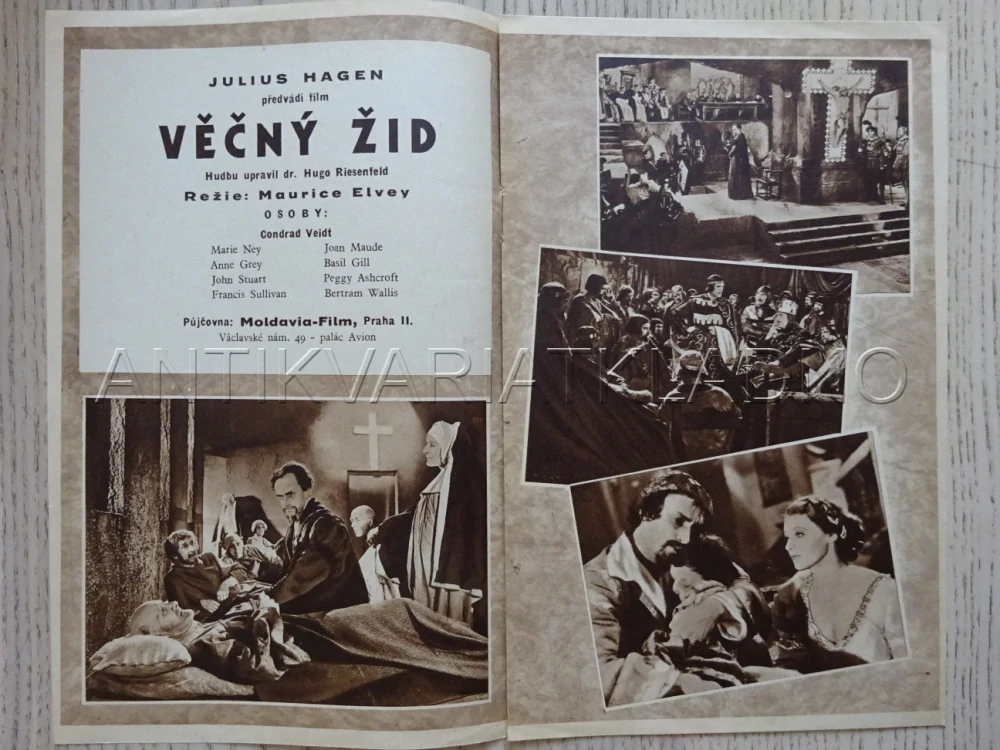 VĚČNÝ ŽID, J. MAUDE, BIO PROGRAM Č. 121, 1934
