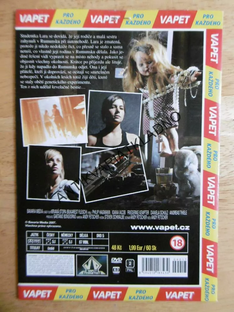 KRVAVÁ STOPA, DVD FILM