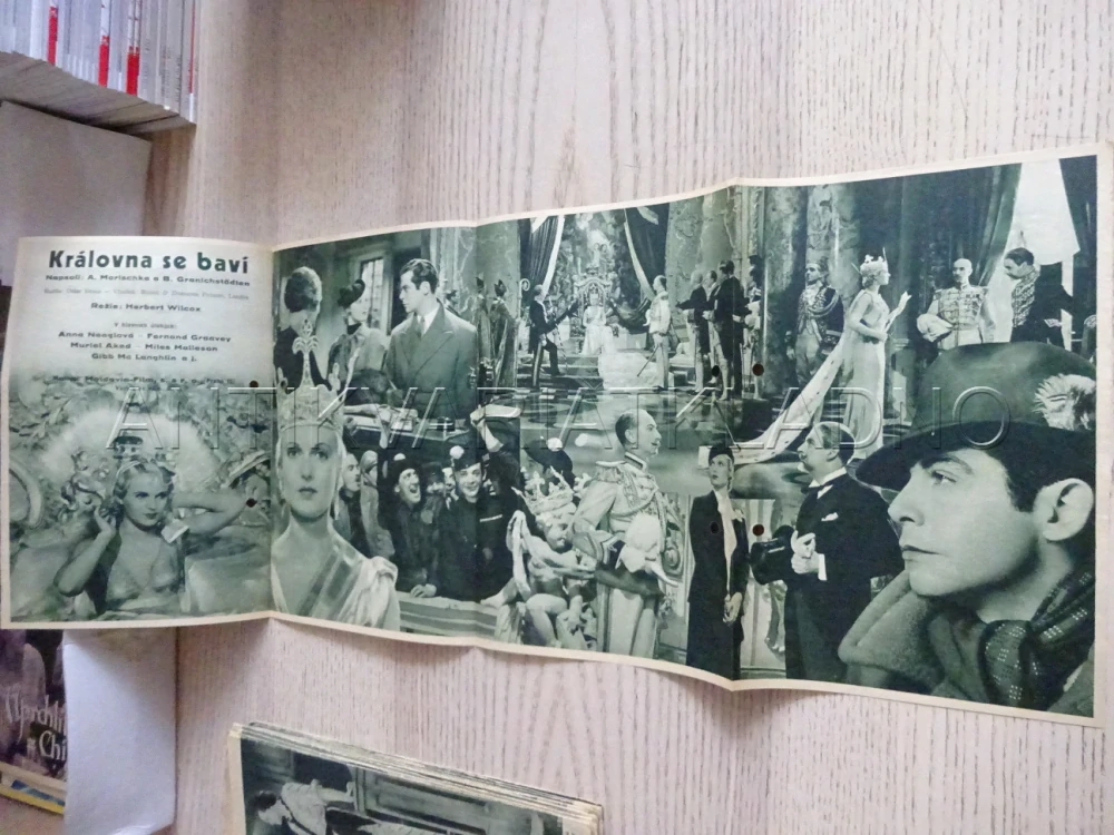 KRÁLOVNA SE BAVÍ, F. GRAAVEY, BIO PROGRAM Č. 148, 1934