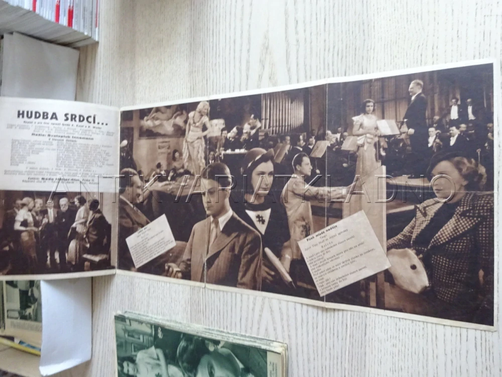 HUDBA SRDCÍ..., Š. HOZA, BIO PROGRAM Č. 167, 1934