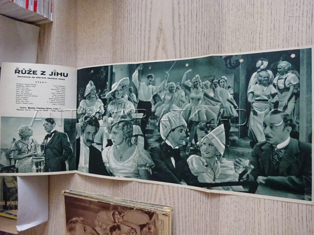 RŮŽE Z JIHU, P. HORBIGER, BIO PROGRAM Č. 195, 1934
