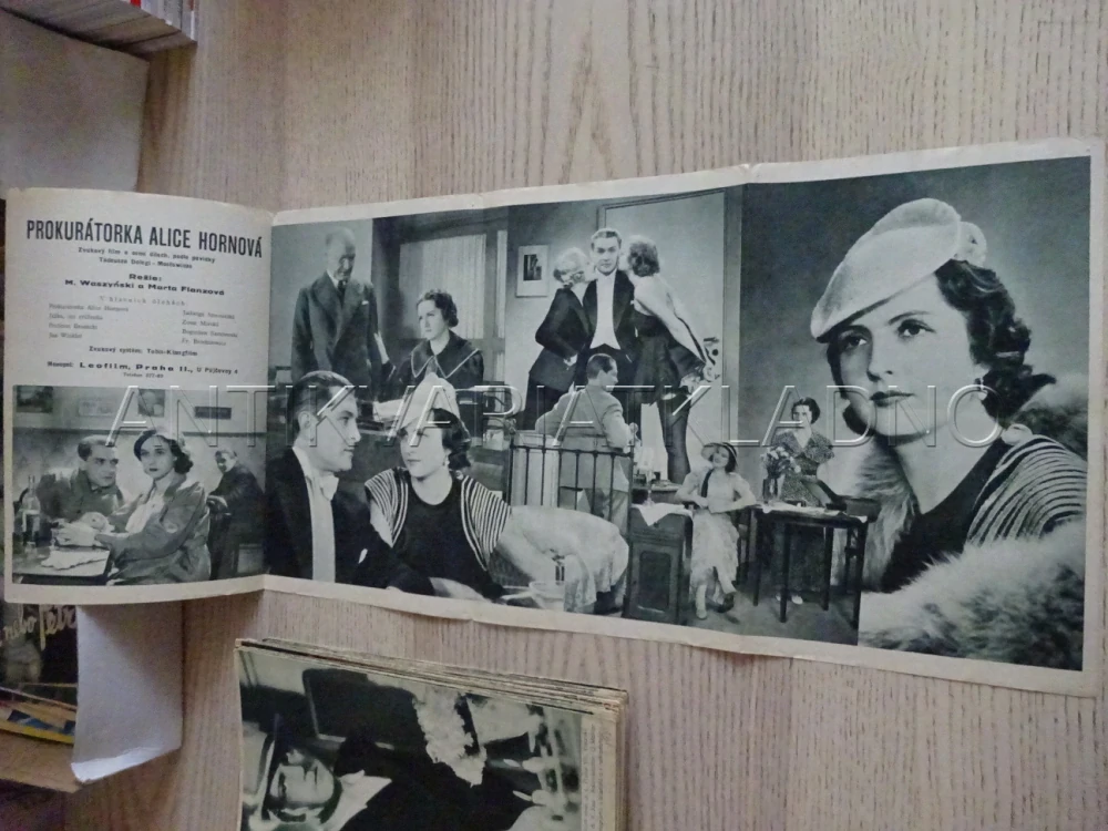 PROKURÁTORKA ALICE HORNOVÁ, J. SMORSARSKA, BIO PROGRAM Č. 242, 1935
