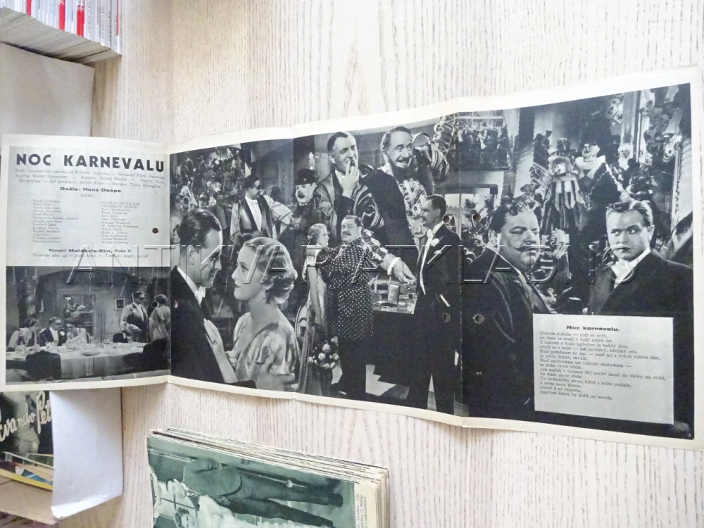 NOC KARNEVALU, G. FRÖHLICH, BIO PROGRAM Č. 270, 1935