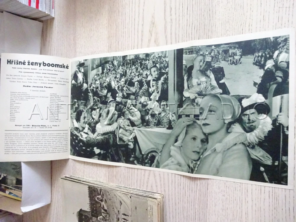 HŘÍŠNÉ ŽENY BOOMSKÉ, A. ALERME, BIO PROGRAM Č. 332, 1935