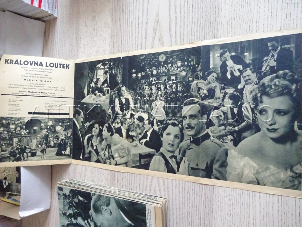 KRÁLOVNA LOUTEK, A. SANDROCK, BIO PROGRAM Č. 363, 1936