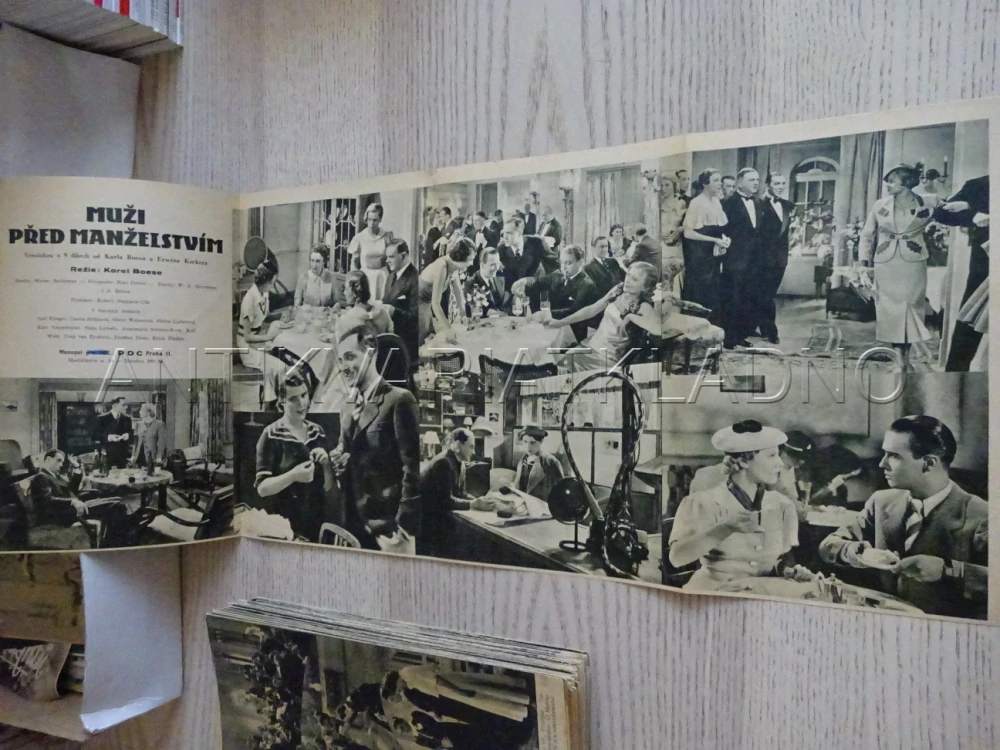MUŽI PŘED MANŽELSTVÍM, P. KLINGER, BIO PROGRAM Č. 407, 1936