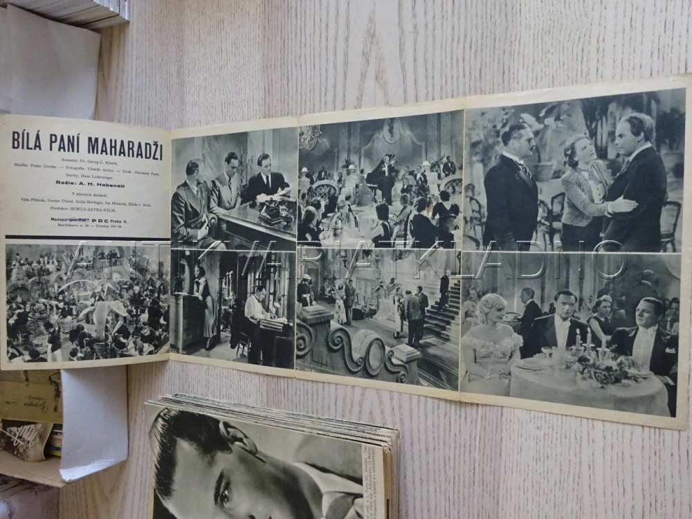 BÍLÁ PANÍ MAHARADŽI, V. PŘÍHODA, BIO PROGRAM Č. 409, 1936
