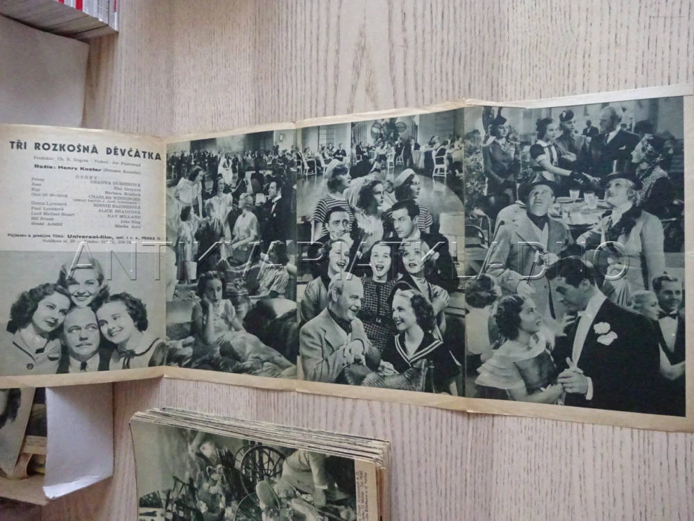 TŘI ROZKOŠNÁ DĚVČÁTKA, D. DURBIN, BIO PROGRAM Č. 440, 1936