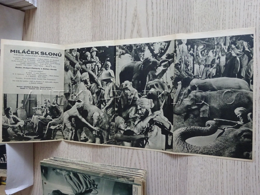 MILÁČEK SLONŮ, W. E. HOLLOWAY, BIO PROGRAM Č. 506, 1937