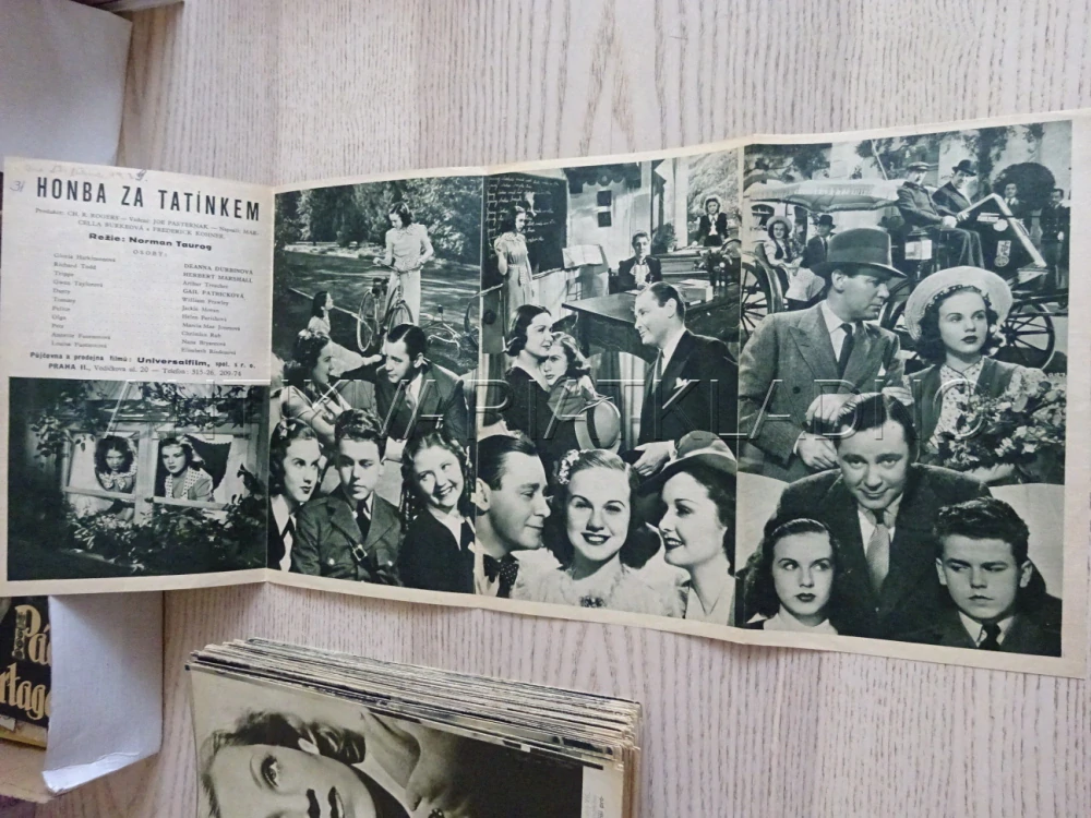 HONBA ZA TATÍNKEM, D. DURBIN, BIO PROGRAM Č. 609, 1939