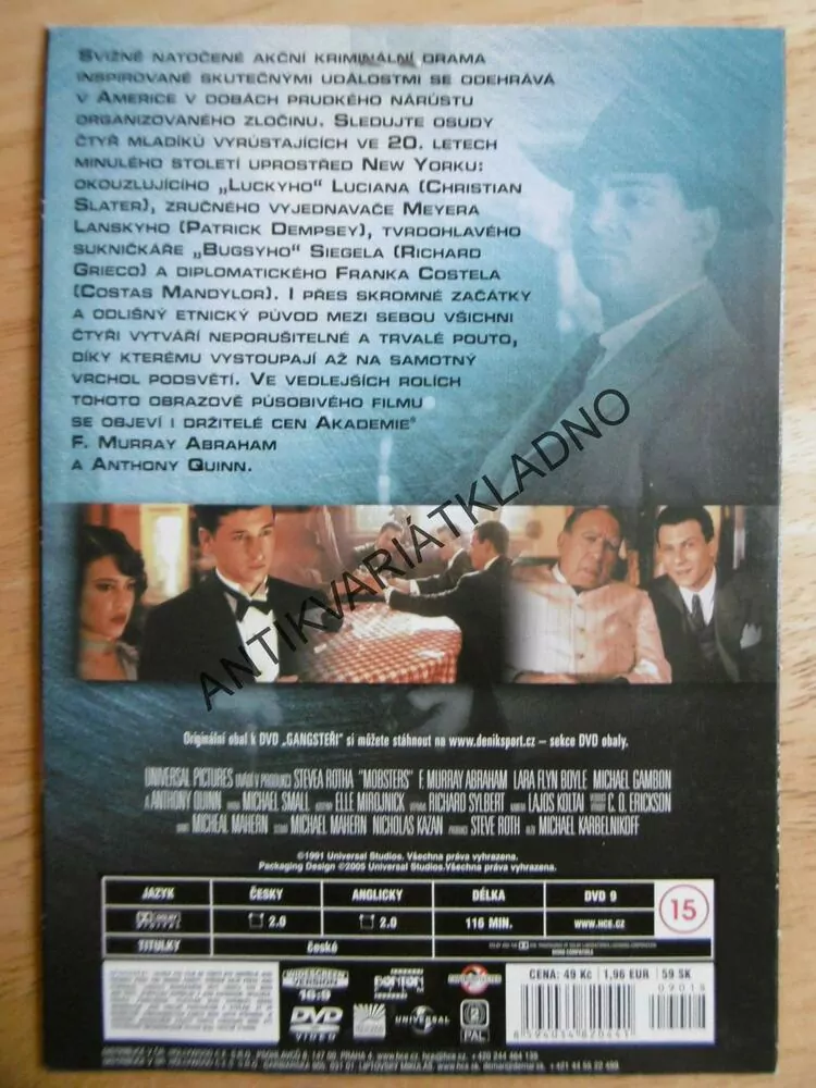 GANGSTEŘI, DVD FILM