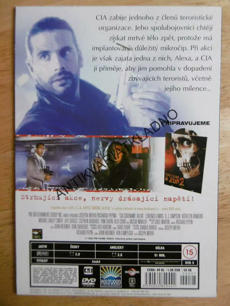 C.I.A., KRYCÍ JMÉNO ALEXA, DVD FILM