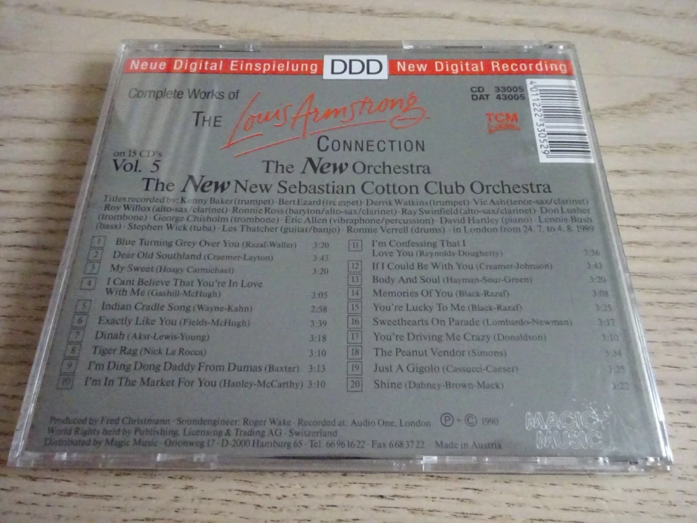 THE LOUIS ARMSTRONG CONNECTION VOL. 5, CD