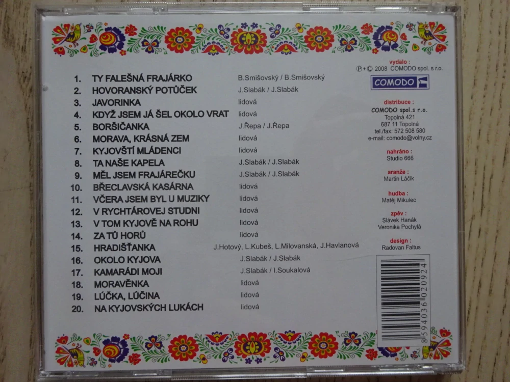 Z POKLADNICE MORAVSKÉ DECHOVKY, CD HUDBA