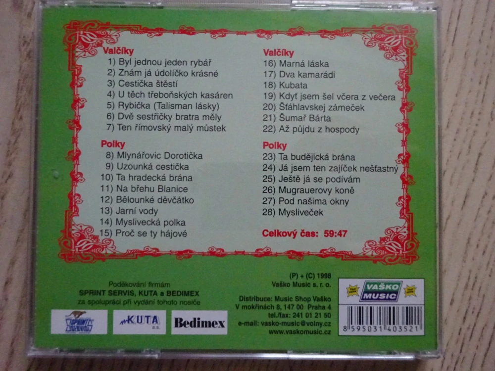 PO JIŽNÍCH ČECHÁCH... 3, CD HUDBA