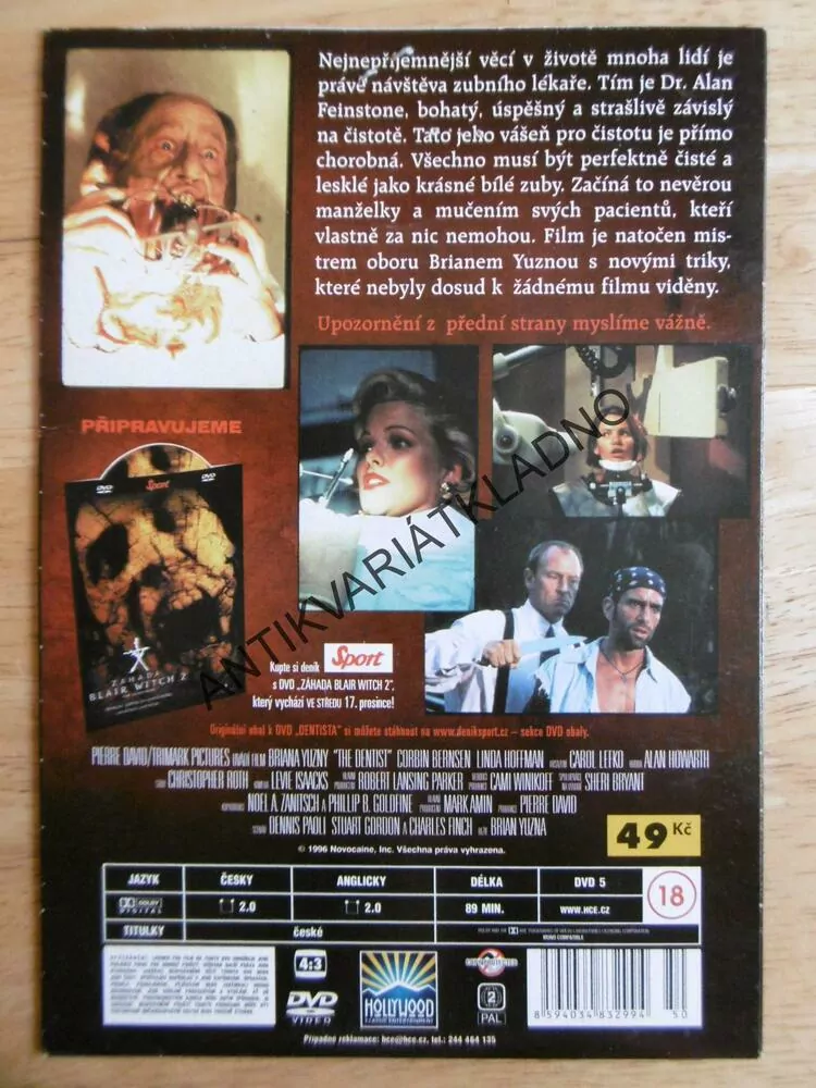 DENTISTA, DVD FILM