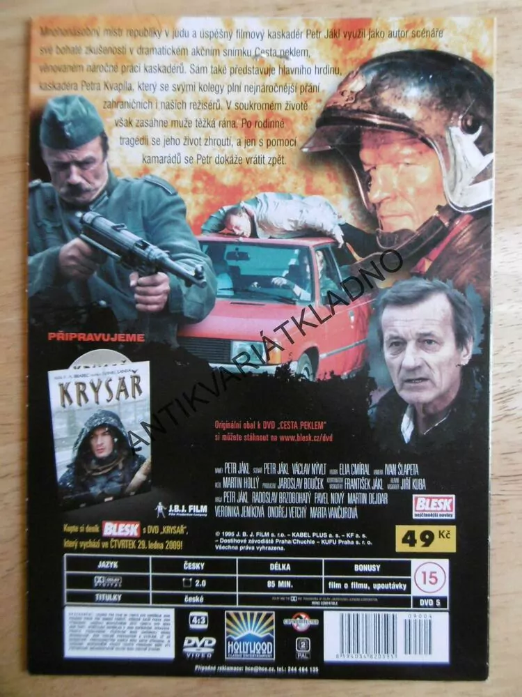 CESTA PEKLEM, DVD FILM