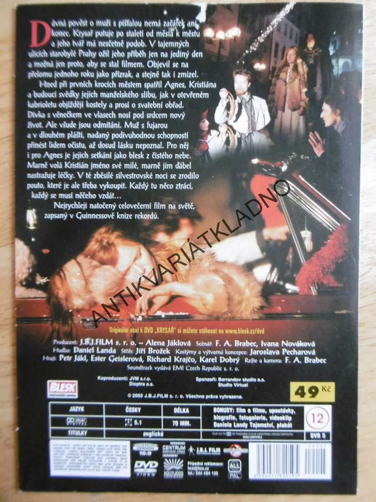 KRYSAŘ, DVD FILM