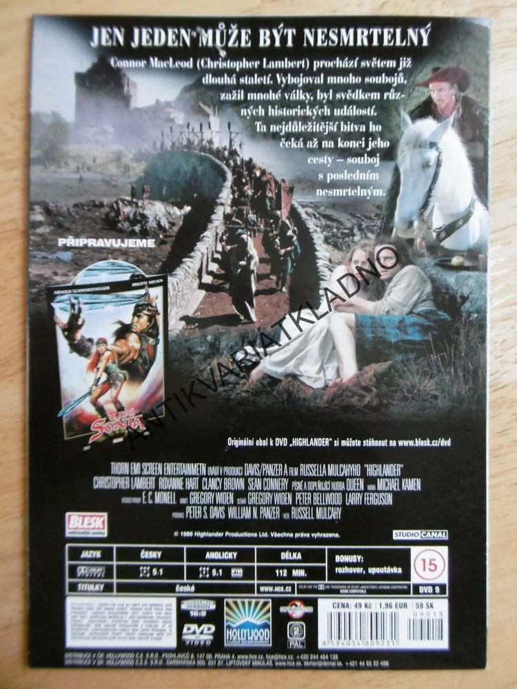 HIGHLANDER, DVD FILM